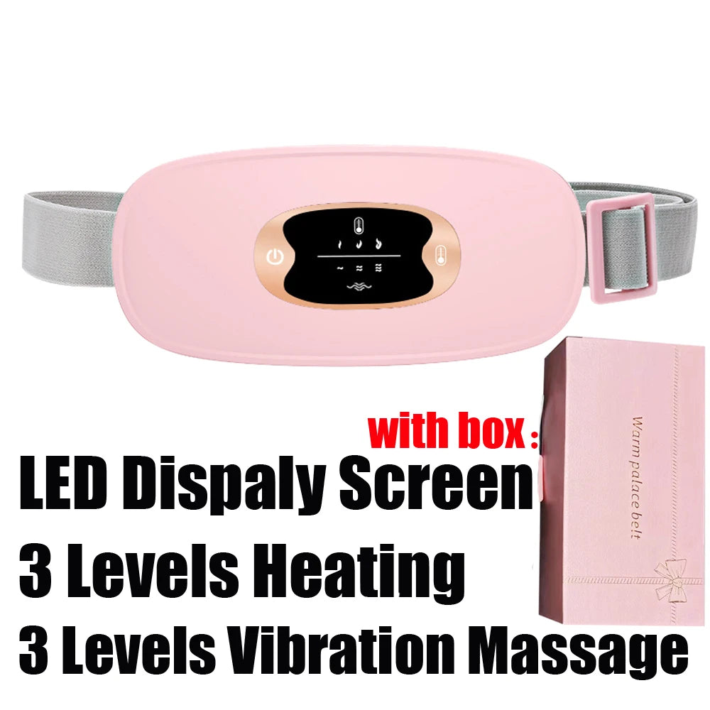 Electric Period Cramp Massager Vibrating Heating