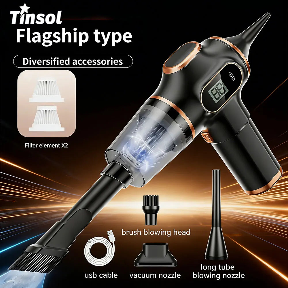 Wireless Vacuum Cleaner Dual Use for Home and Car