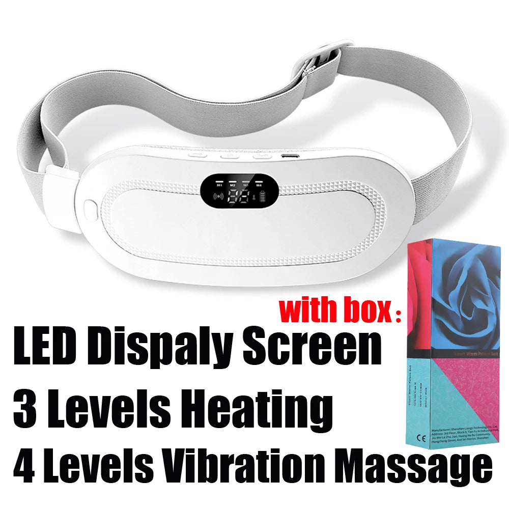 Electric Period Cramp Massager Vibrating Heating
