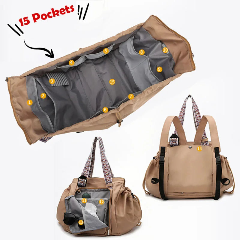 Apex 3-in-1 Foldable Travel Bag