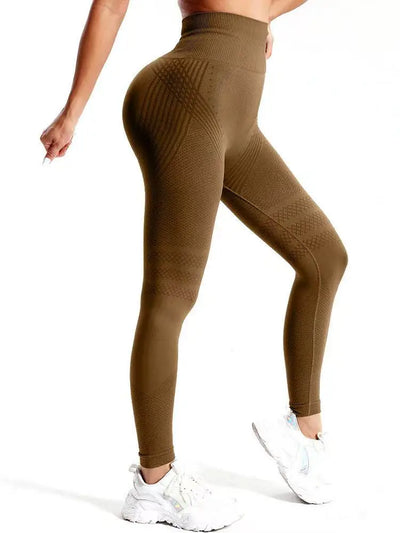 High Waisted And Hip Lifting Yoga Elastic Quick Drying Tight Pants ⭐