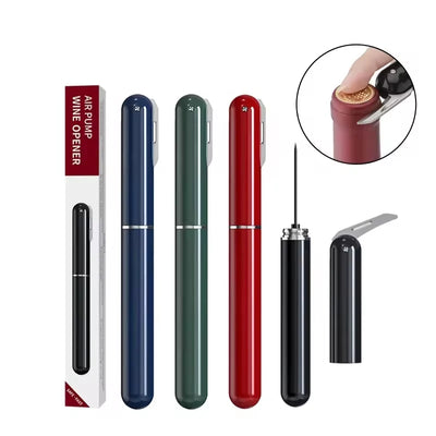 Portable Handheld 2-in-1 Air Pressure Wine Opener
