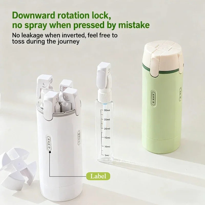 4-in-1 Dispenser Travel Bottle