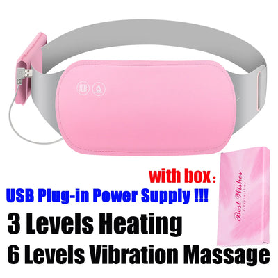Electric Period Cramp Massager Vibrating Heating