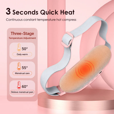 Electric Period Cramp Massager Vibrating Heating