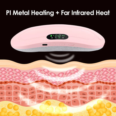 Electric Period Cramp Massager Vibrating Heating