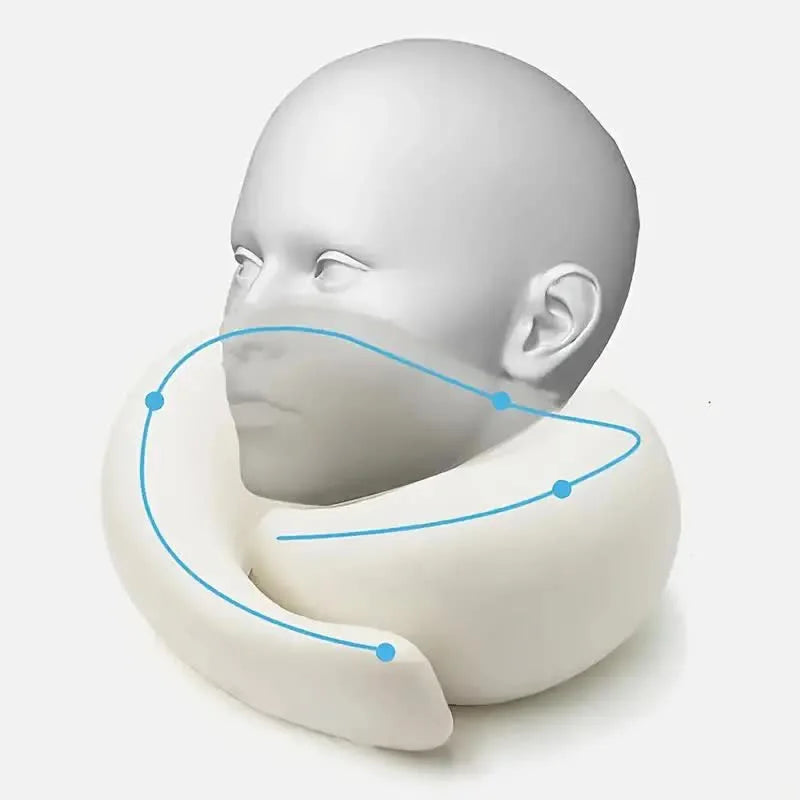 U-shaped Snail Style Travel Pillow