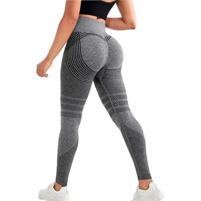High Waisted And Hip Lifting Yoga Elastic Quick Drying Tight Pants ⭐