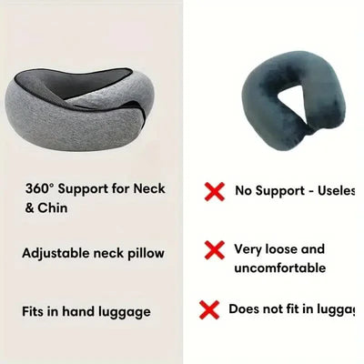 U-shaped Snail Style Travel Pillow