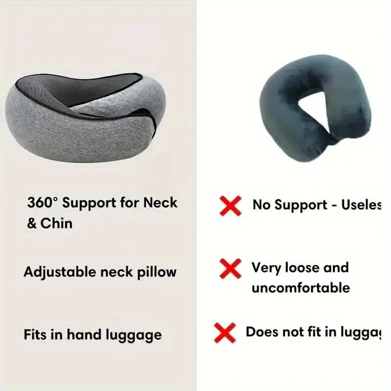 U-shaped Snail Style Travel Pillow