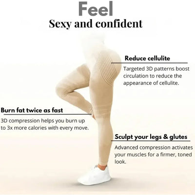 High Waisted And Hip Lifting Yoga Elastic Quick Drying Tight Pants ⭐