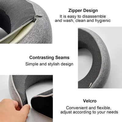U-shaped Snail Style Travel Pillow